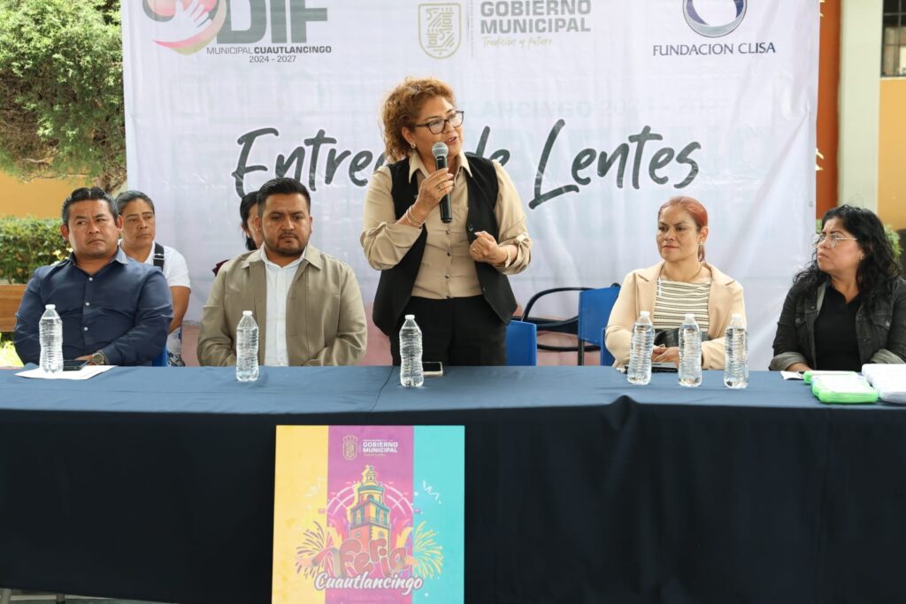 SMDIF de Cuautlancingo comprometido con la salud visual de los estudiantes de la comunidad 