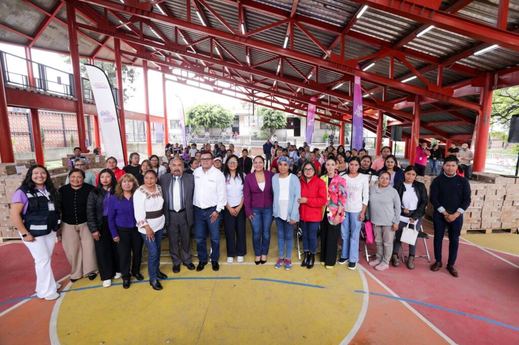 En San Andrés Cholula más de 4 mil estudiantes se beneficiarán con dotaciones alimentarias en escuelas