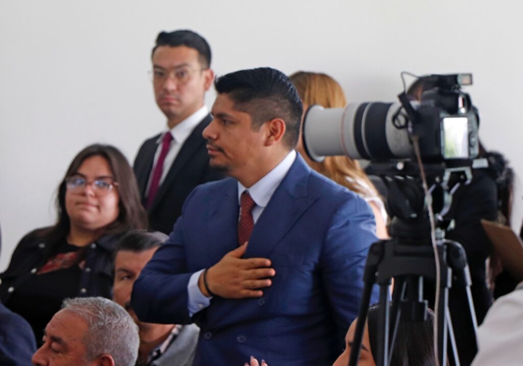 Firma Omar Muñoz convenio para brindar seguridad patrimonial a los ciudadanos