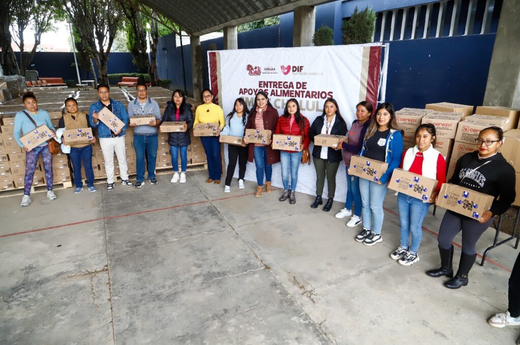 Gobierno de Tonantzin Fernández impulsa educación y nutrición infantil en San Pedro Cholula