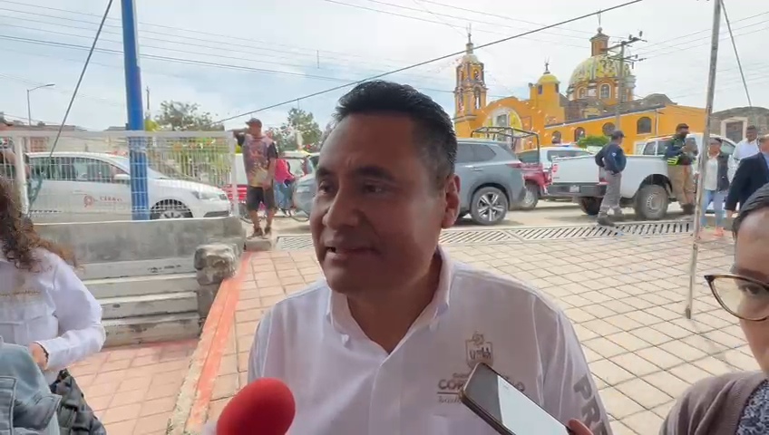 Detalla Armando Aguirre obras en beneficio de los habitantes de Coronango