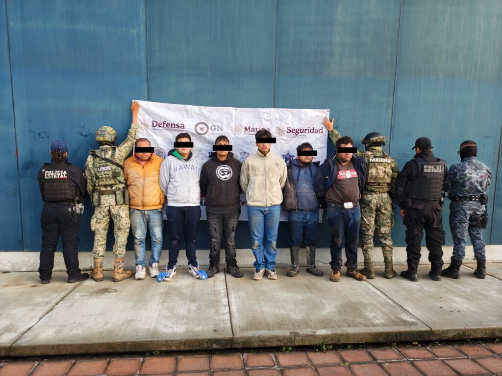 Detienen a seis personas por presunto robo de hidrocarburo en Coronango