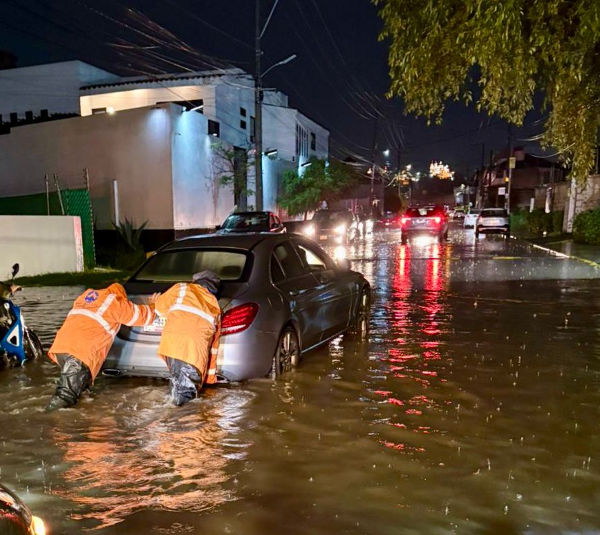 Mantiene San Andrés Cholula vigilancia permanente ante precipitaciones pluviales
