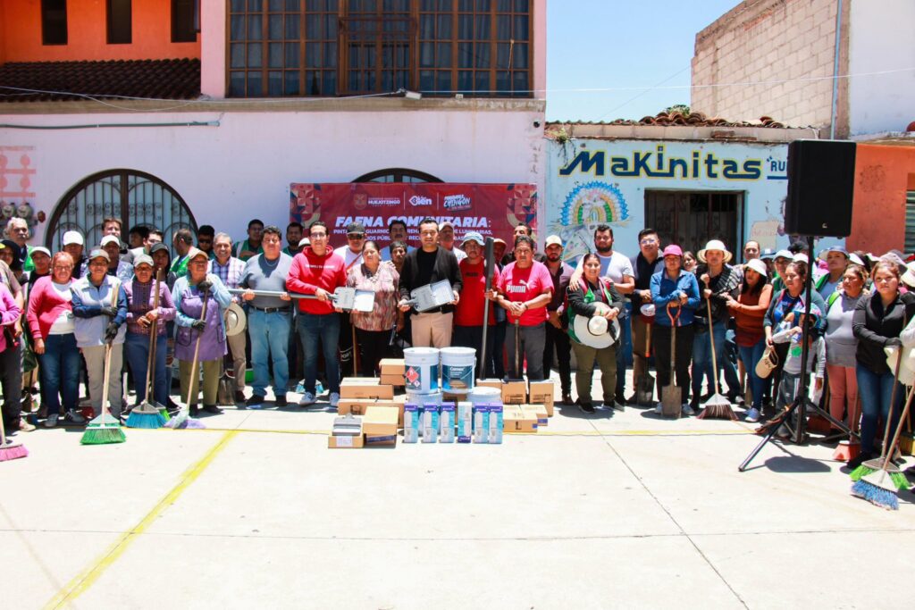 Mejoran Infraestructura Urbana en el Primer y Tercer Barrio de Huejotzingo