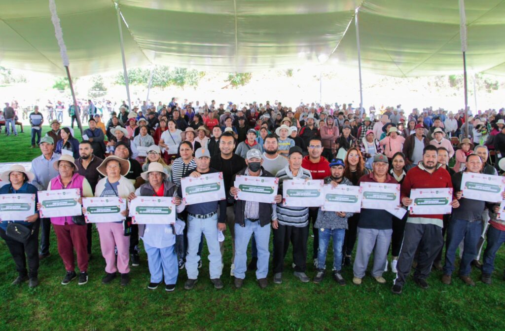 Culmina con éxito el programa “Fertilizando el Campo” en Huejotzingo