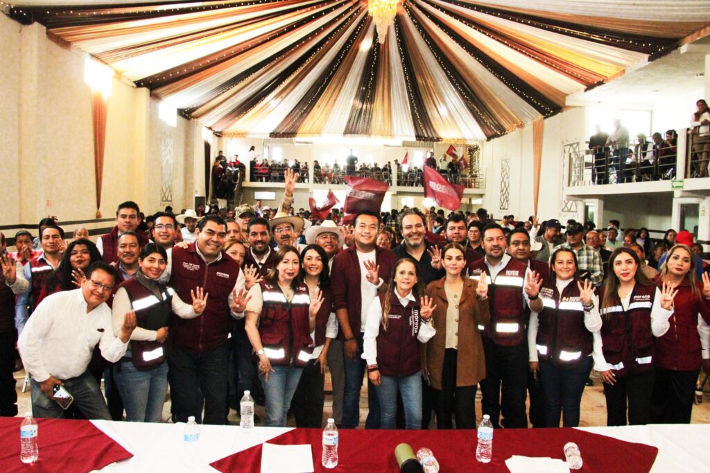Roberto Solís lidera jornada de afiliación de Morena en Huejotzingo para fortalecer el segundo piso de la 4T