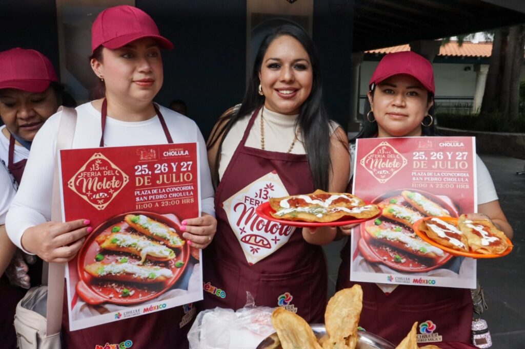 Tonantzin Fernández anuncia la 13ª Feria del Molote en San Pedro Cholula