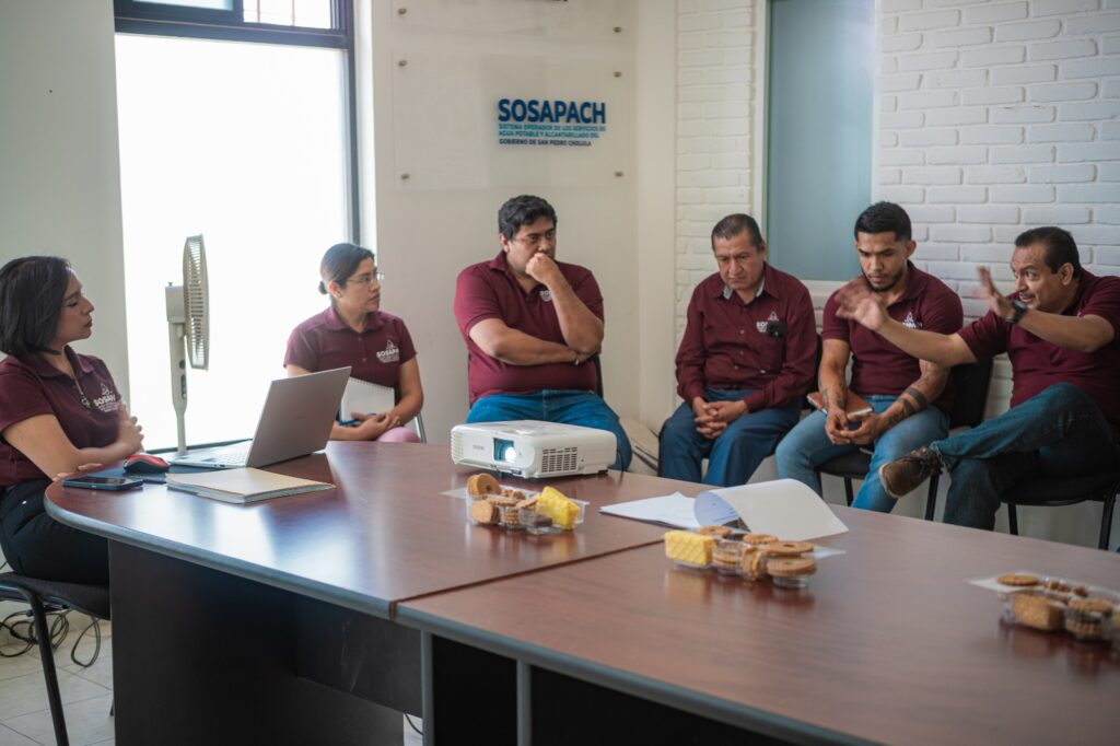 Reunión de planeación y evaluación institucional del SOSAPACH.