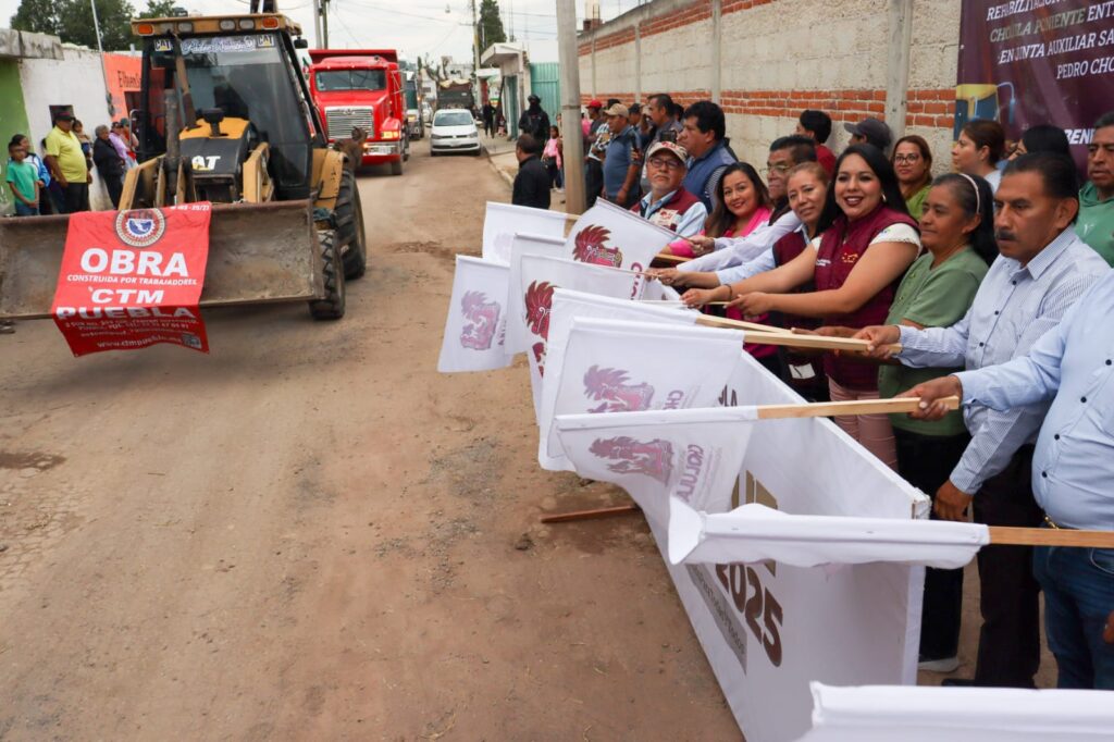 “En San Pedro Cholula, todas las juntas auxiliares serán beneficiadas con obra pública”: Tonantzin Fernández