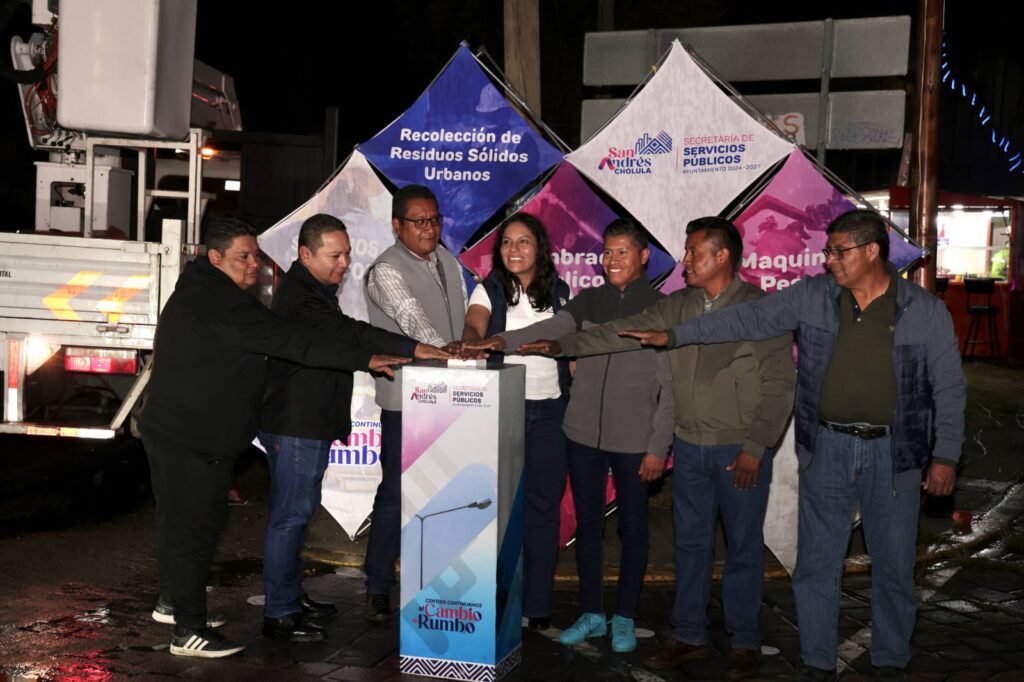 Mejora Lupita Cuautle seguridad e imagen urbana con nuevas luminarias