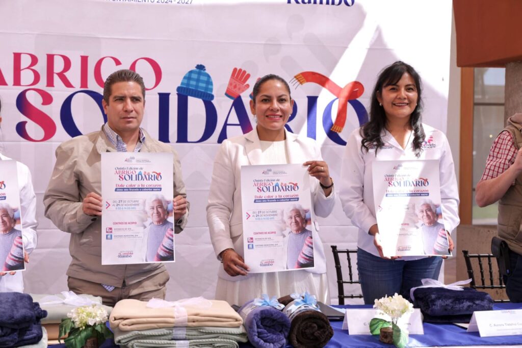 Presenta Lupita Cuautle quinta edición de «Abrigo Solidario»