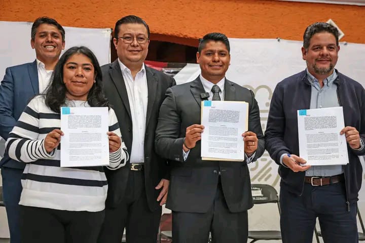 Omar Muñoz firma convenio de colaboración con la asociación civil “Corazón Urbano”