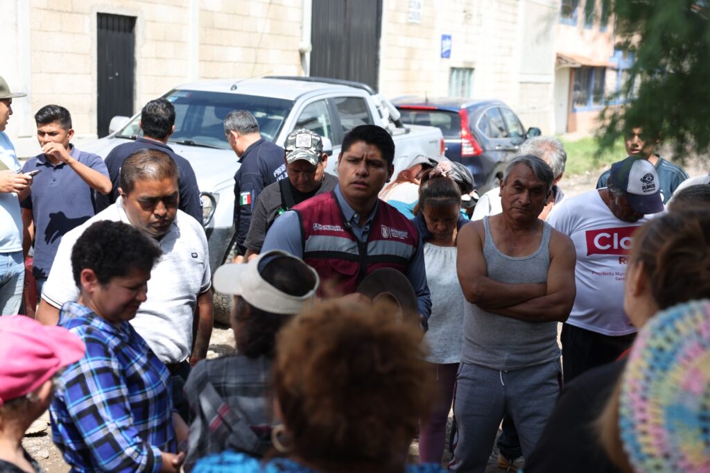 Omar Muñoz continúa con recorridos de supervisión tras la fuerte tormenta de ayer