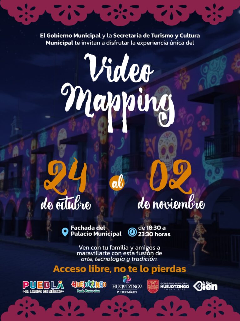 Festival Camino de las Almas 2025 iluminará el Palacio Municipal con espectáculo de video mapping