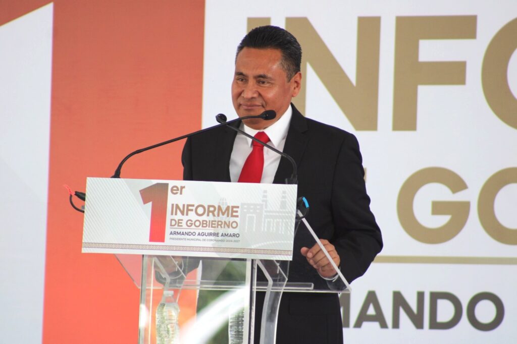 Coronango rinde su primer informe de gobierno con avances en seguridad, obra pública y programas sociales