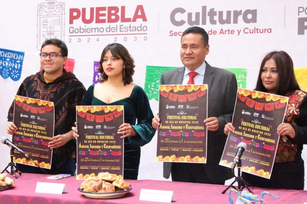 Coronango celebrará el Día de Muertos con el Festival “Ánimas, Incienso y Cempasúchil”