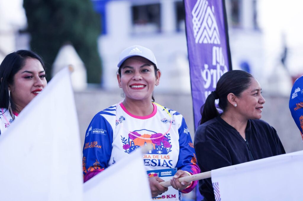 Impulsa Lupita Cuautle el deporte y la convivencia familiar con la primera edición de la Carrera de las Iglesias 2025