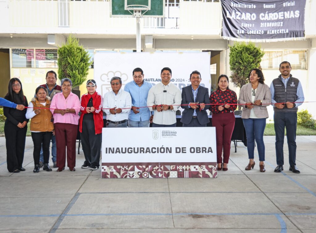 Avanza en Cuautlancingo dignificación de la infraestructura educativa