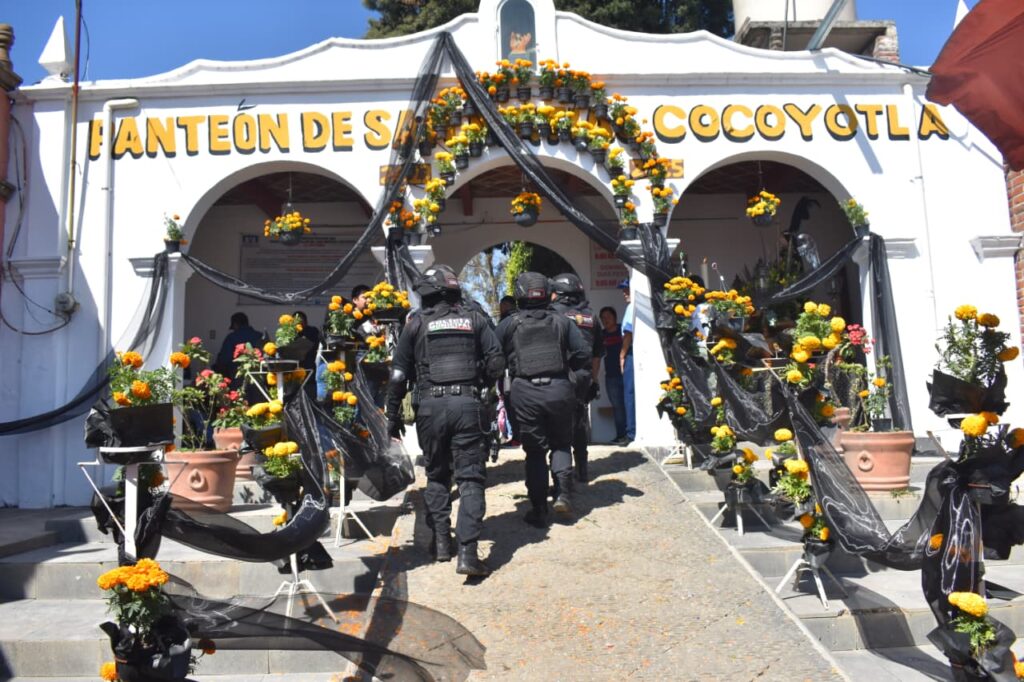 Saldo blanco en San Pedro Cholula durante las festividades del Día de Muertos