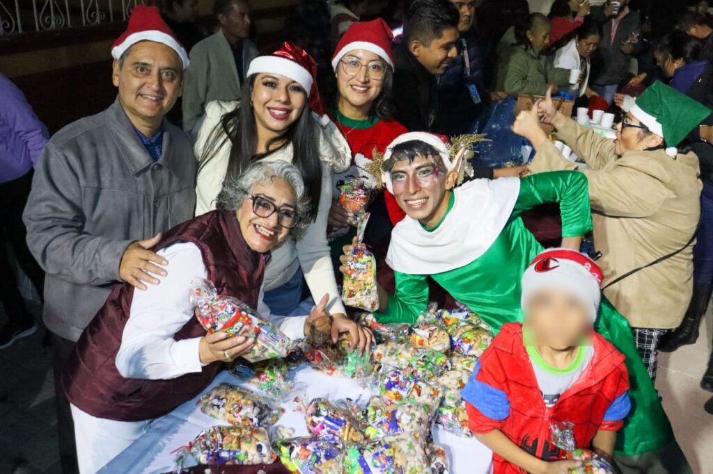 Lleva Tonantzin Fernández la magia de las posadas y la Navidad a las juntas auxiliares