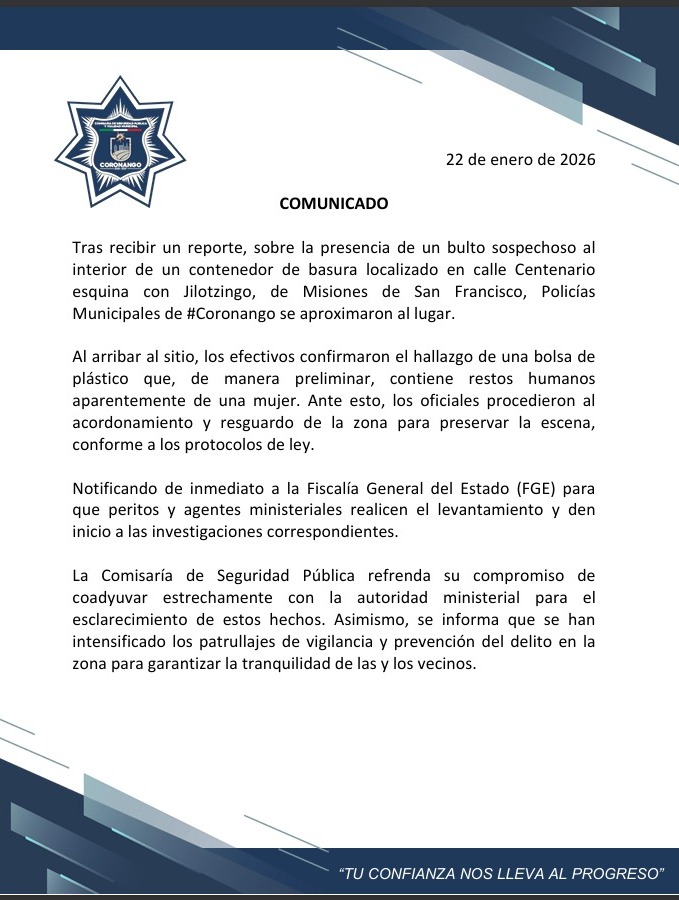 COMUNICADO
