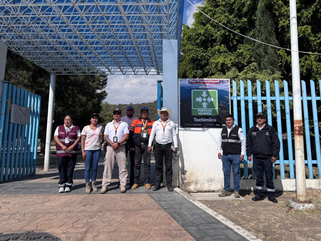 REFUERZA GOBIERNO ESTATAL ACCIONES PREVENTIVAS ANTE ACTIVIDAD DEL VOLCÁN POPOCATÉPETL