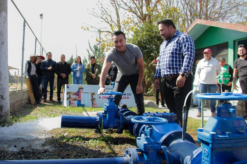 Inauguran Pozo Número 1 para mejorar el abasto de agua en Santa Ana Xalmimilulco