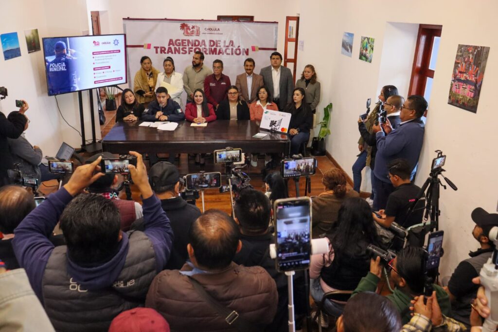 Gobierno de Cholula respalda a la Dra. Claudia Sheinbaum en la defensa de la soberanía nacional