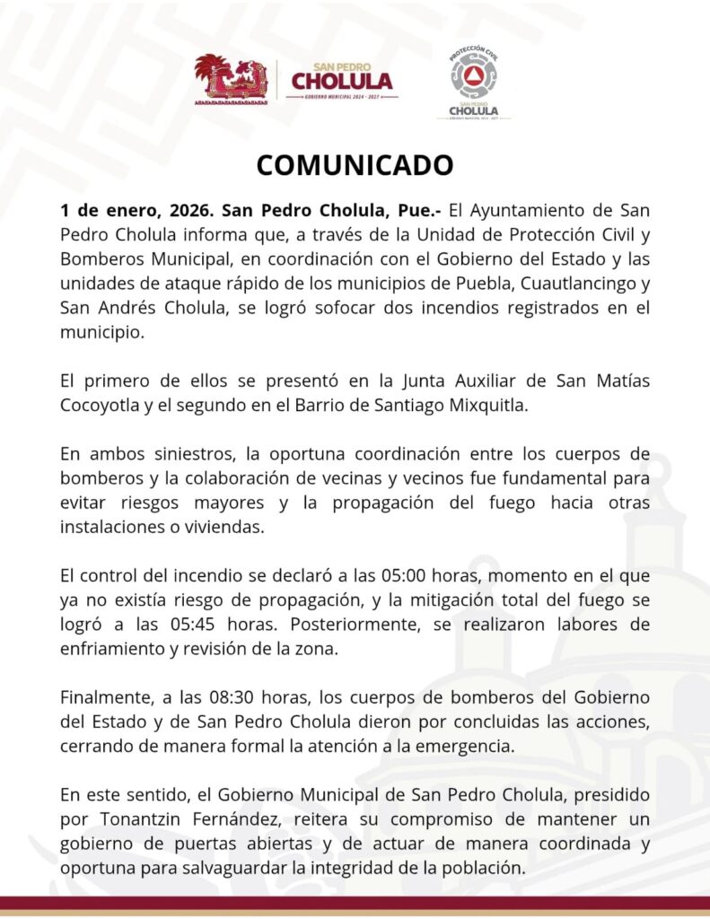 COMUNICADO