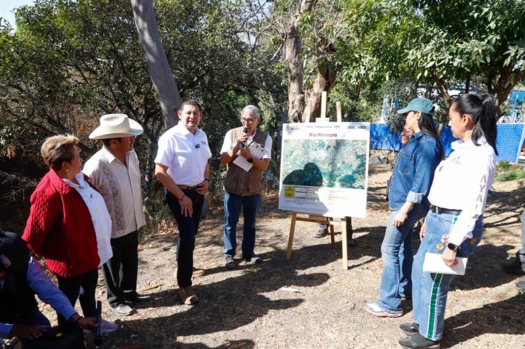 GOBERNADOR ARMENTA SUPERVISA RÍO NEXAPA Y FORTALECE ESTRATEGIA INTEGRAL DE SANEAMIENTO