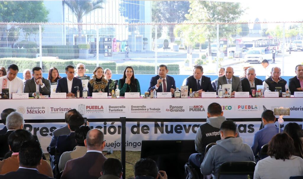 VOLARIS RECONOCE POTENCIAL ECONÓMICO Y TURÍSTICO DE PUEBLA; ABRE 12 VUELOS A BAJO COSTO DESDE AEROPUERTO HERMANOS SERDÁN