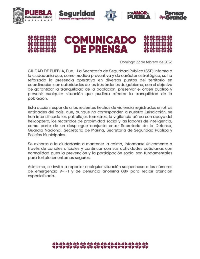 COMUNICADO