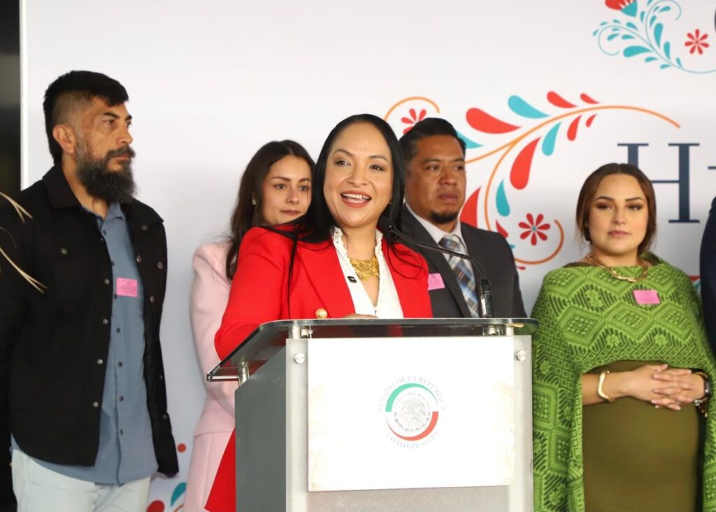 El Carnaval de Huejotzingo llega al Senado; Liz Sánchez anuncia impulso nacional a la cultura y tradición poblana