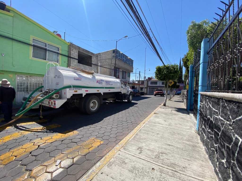 Ante la inconformidad en el servicio de agua potable en la zona, el Ayuntamiento de San Andrés Cholula acompaña a habitantes de Concepción Guadalupe en busca de soluciones