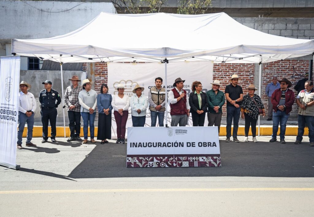 Con obras, Cuautlancingo atiende rezagos históricos en Sanctórum