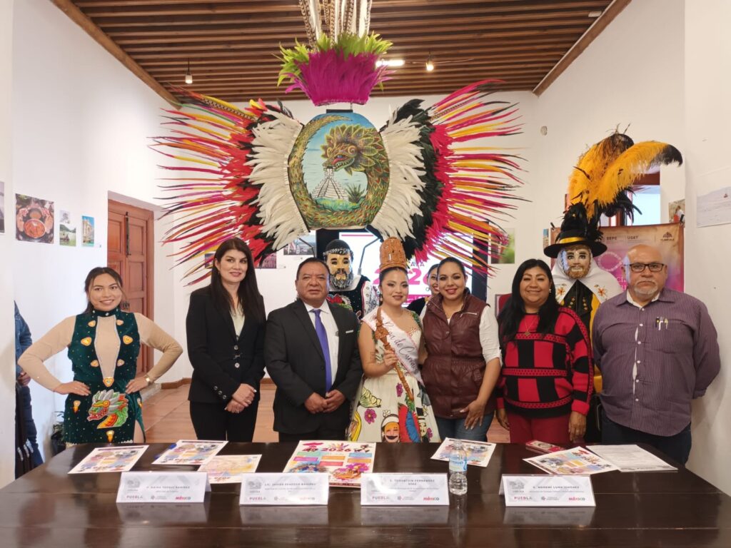 Invitan al Carnaval Tlaxcala 2026 desde San Pedro Cholula