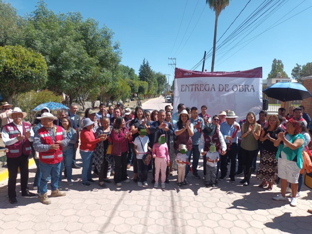 «Hoy, ninguna junta auxiliar de San Pedro Cholula se queda atrás»: Tonantzin Fernández