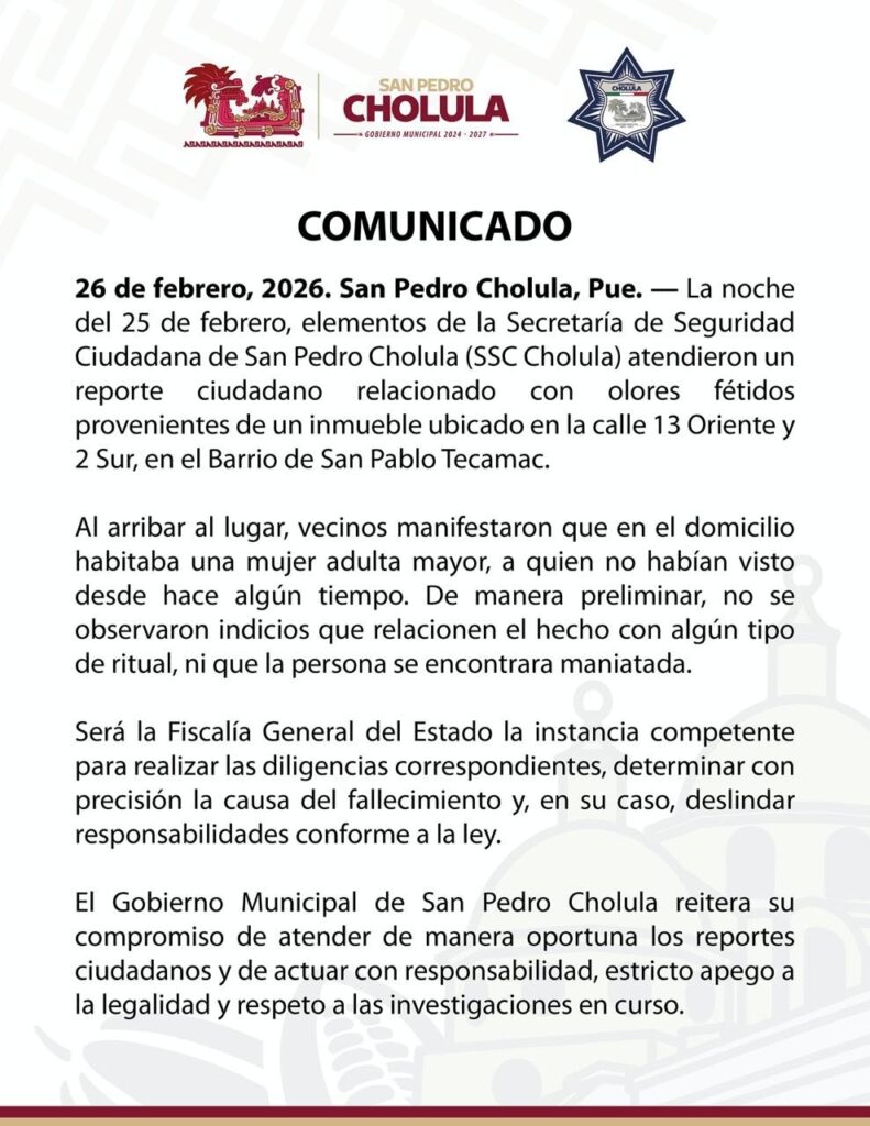 COMUNICADO