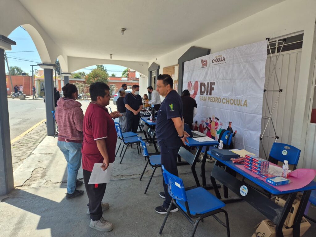 Impulsa DIF Municipal Jornadas de Salud 2026 en las 13 Juntas Auxiliares de San Pedro Cholula