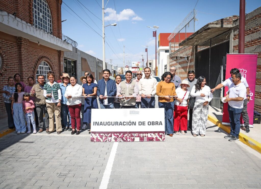 Más infraestructura vial para familias de Cuautlancingo
