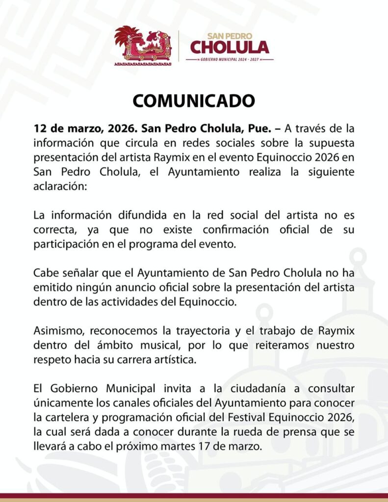 COMUNICADO