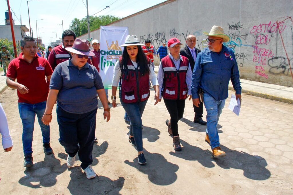 Tonantzin Fernández impulsa jornada de limpieza en Santiago Mixquitla