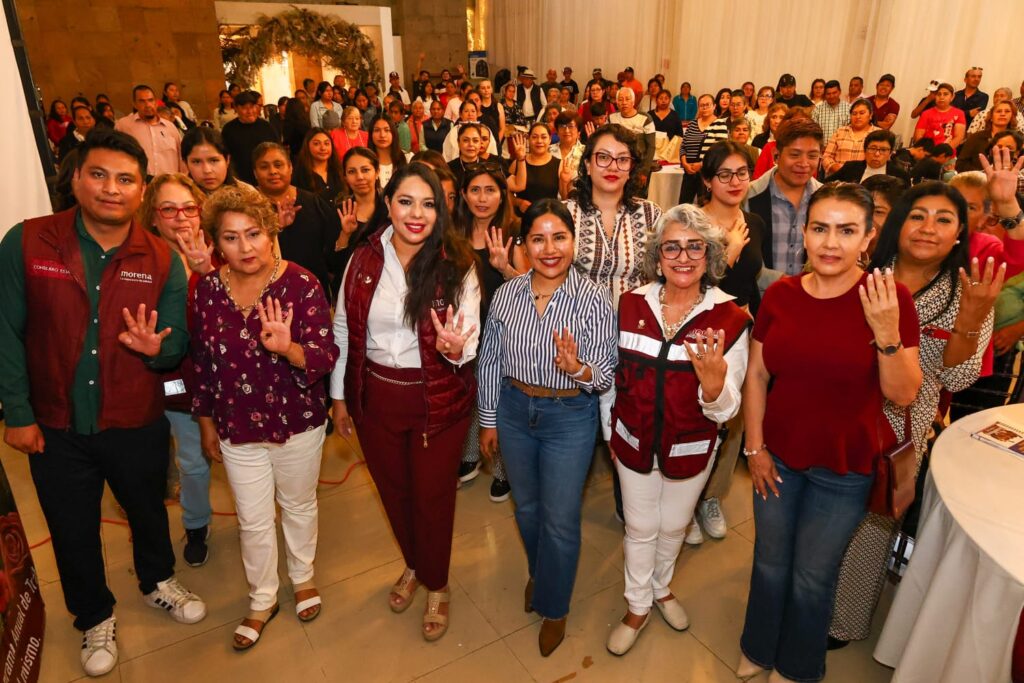 Encabezan Tonantzin Fernández y la Secretaría Estatal de Mujeres de Morena acciones por la igualdad sustantiva