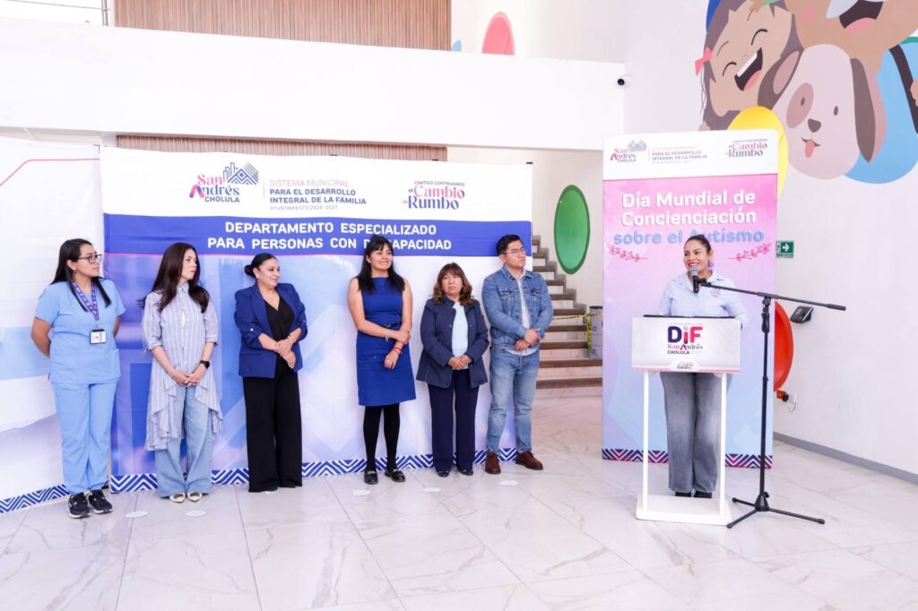 Amplía San Andrés Cholula atención y apoyo a personas con autismo y a sus familias