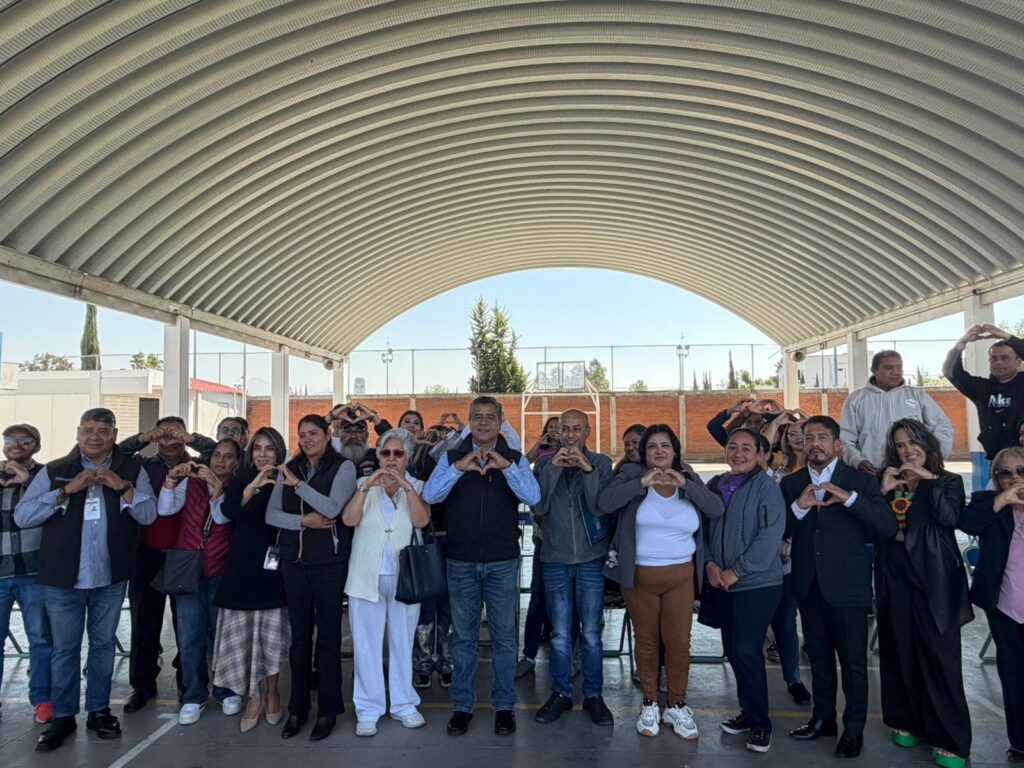 Ray Cuautli impulsa mejoras educativas en San Andrés Cholula con obra comunitaria