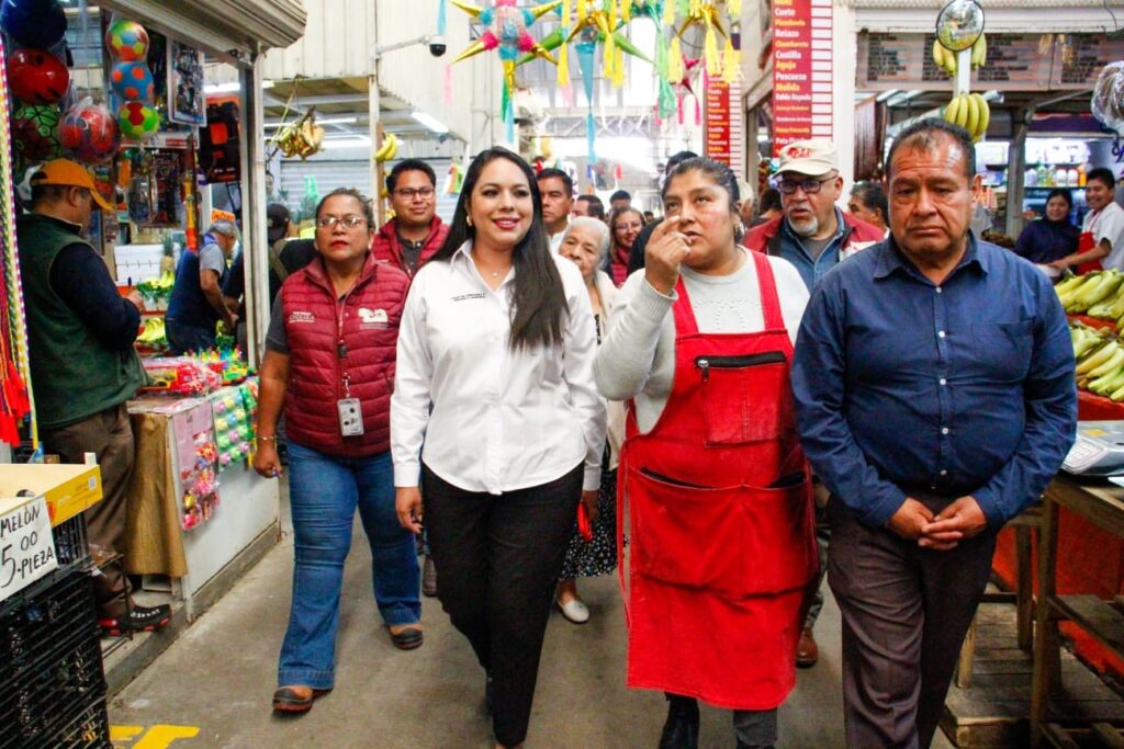 Continúa Tonantzin Fernández mejorando la infraestructura de mercados y tianguis de San Pedro Cholula