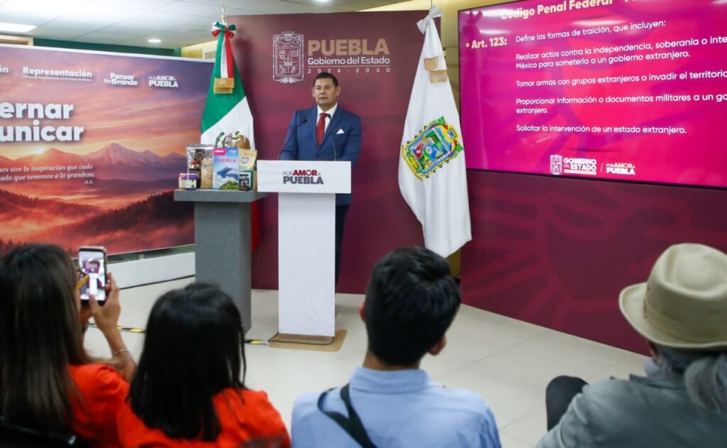 GOBIERNO DE PUEBLA RESPALDA A PRESIDENTA SHEINBAUM EN LA DEFENSA DE LA SOBERANÍA NACIONAL