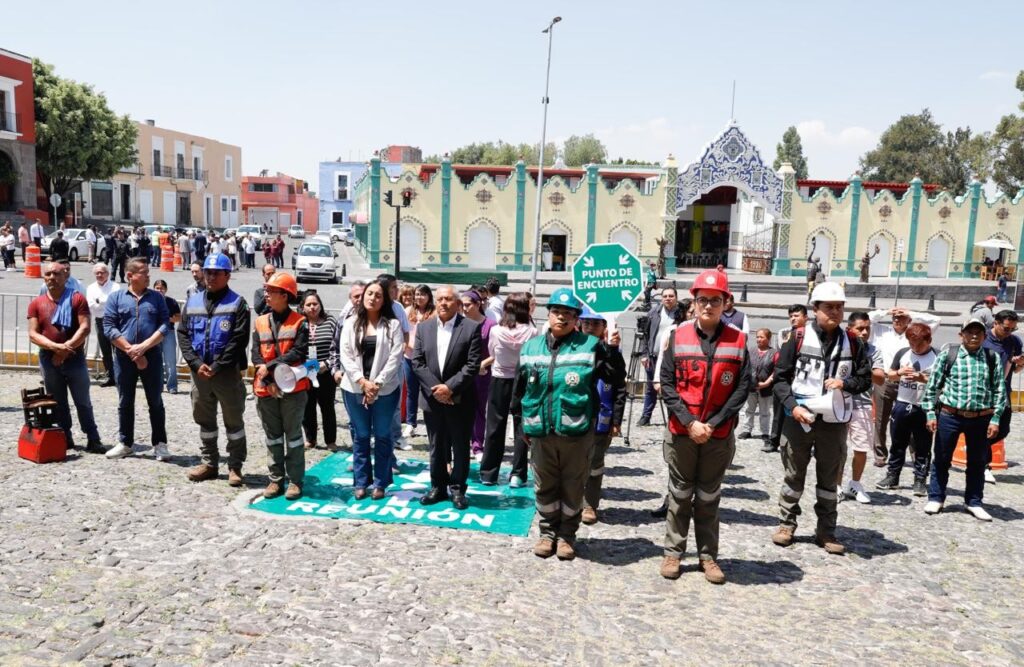 MÁS DE 1.6 MILLONES DE POBLANOS PARTICIPAN EN SIMULACRO SÍSMICO NACIONAL