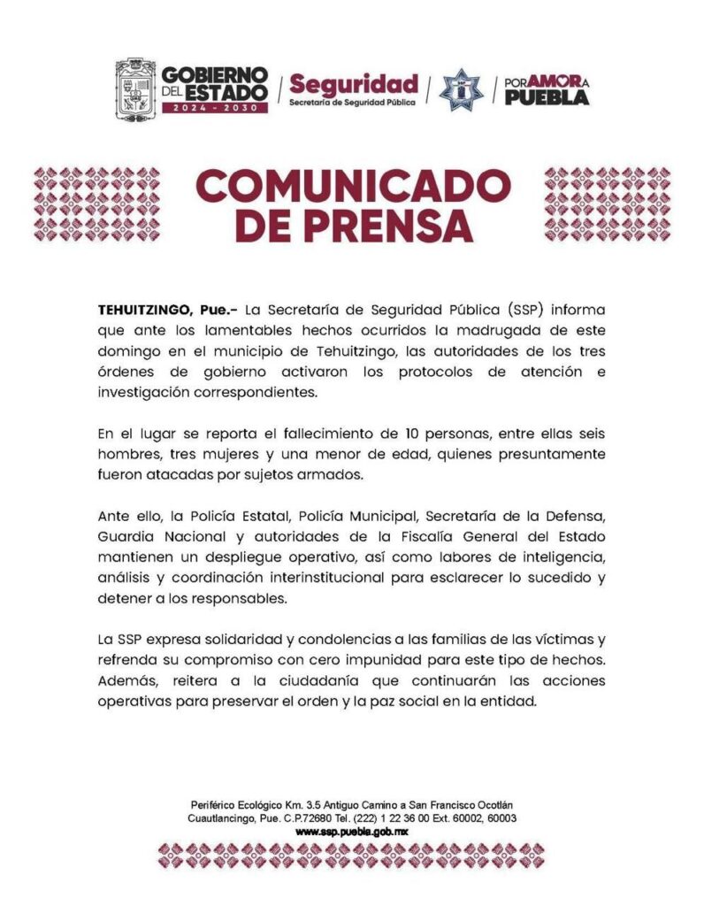 COMUNICADO