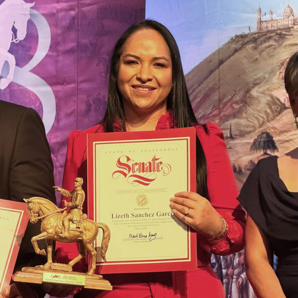 Reconocen a Liz Sánchez con el Zaragoza Awards 2026 en Los Ángeles